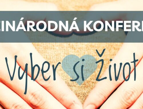 Tlačová správa: Medzinárodná konferencia VYBER SI ŽIVOT